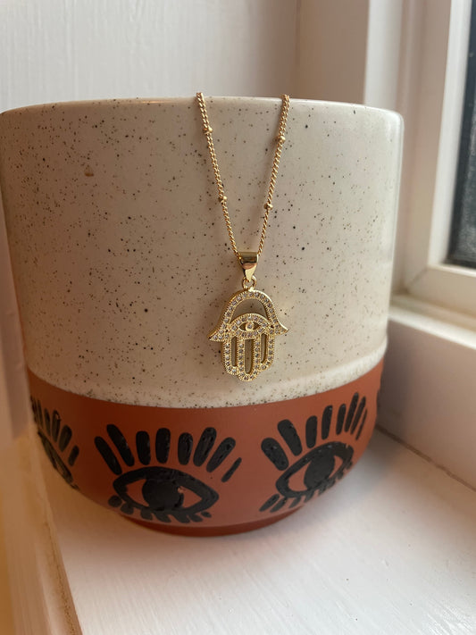 Hamsa Necklace