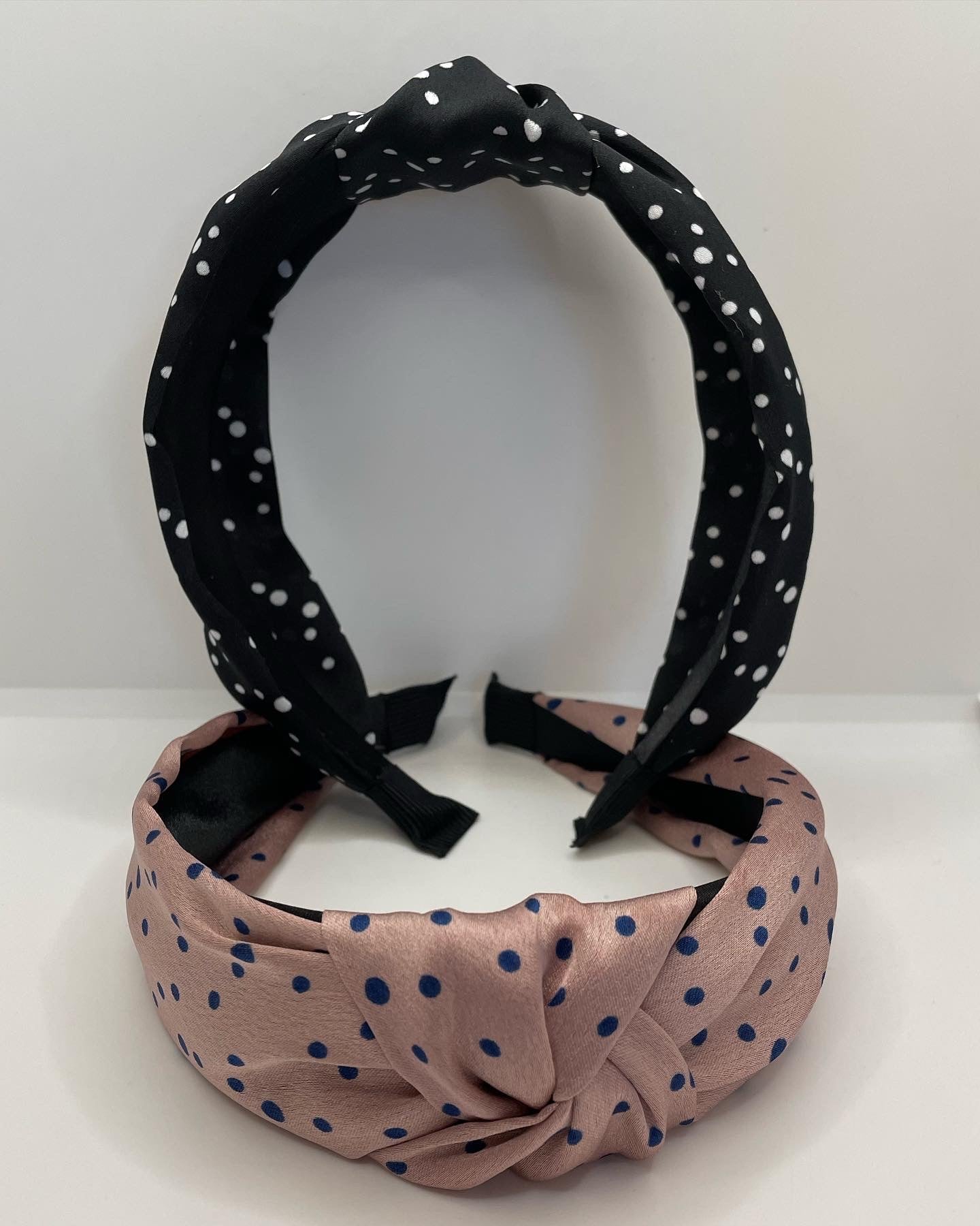 Silk Polka Dot Headband