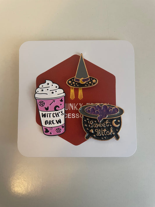 Basic Witch Pin Set