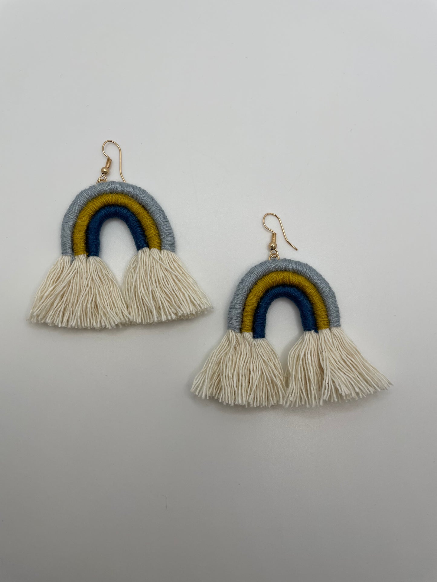 Rainbow Tassel Earring