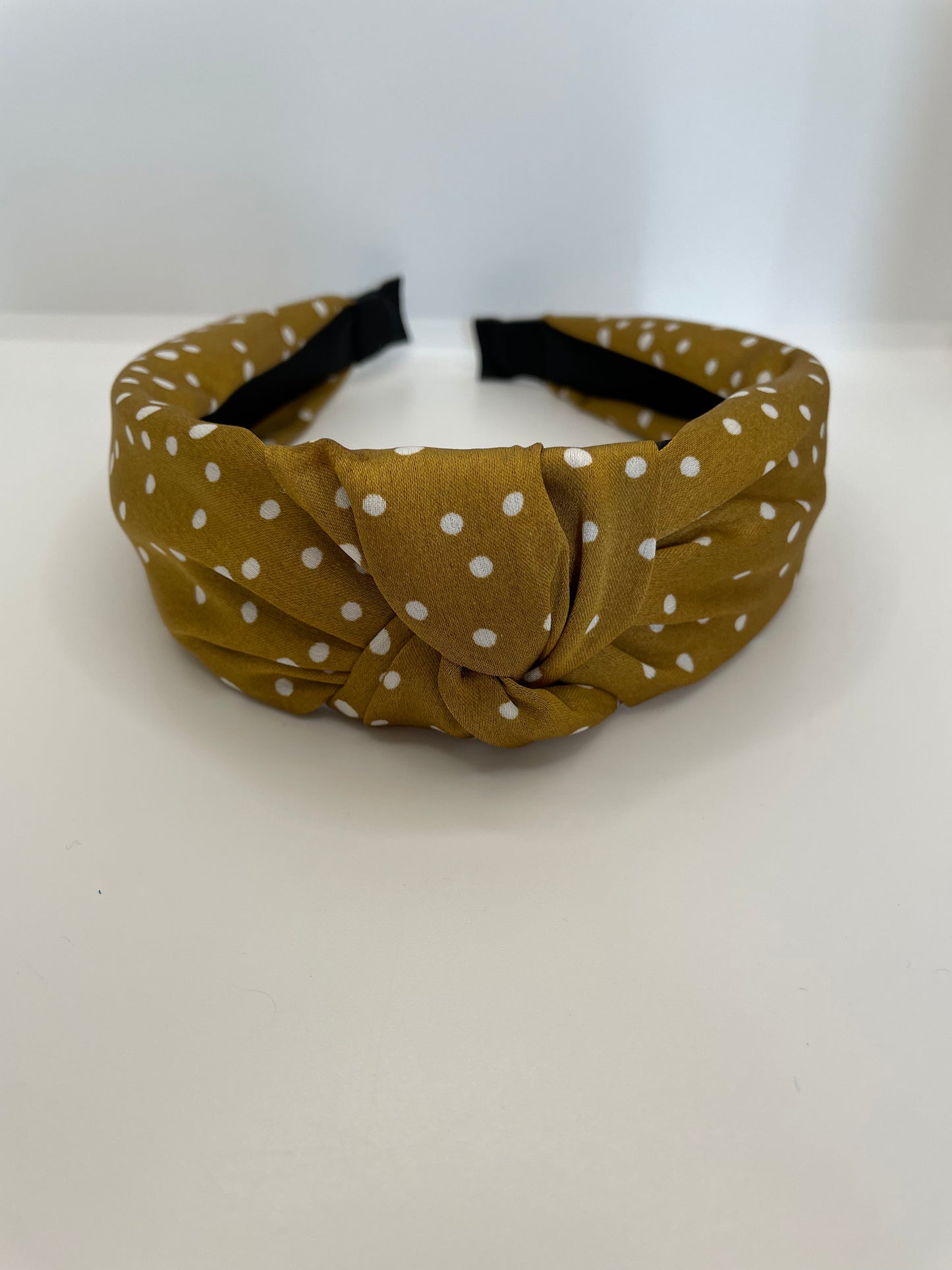 Silk Polka Dot Headband